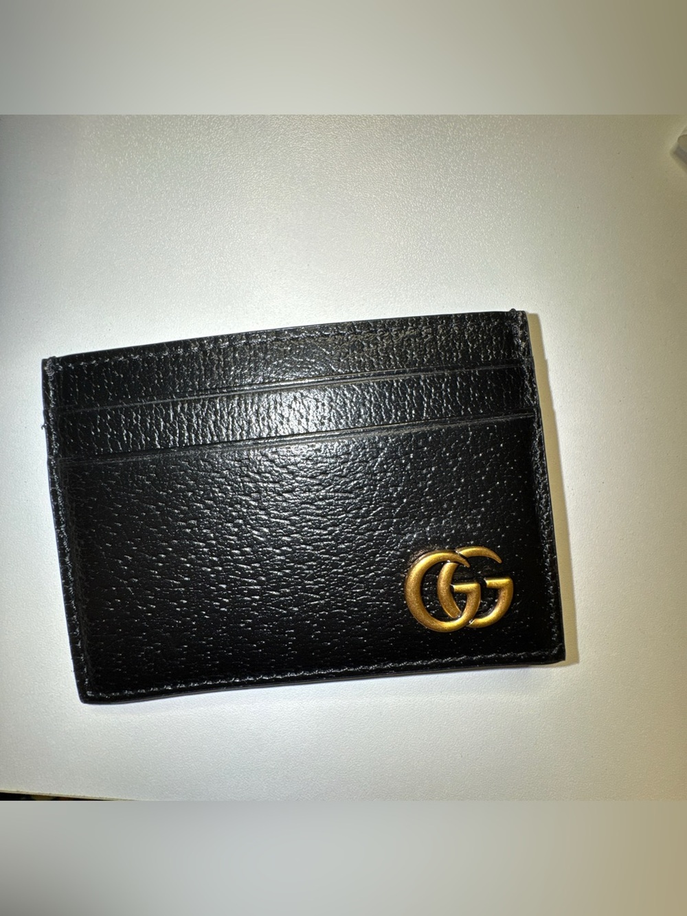 Gucci money clip card holder wallet